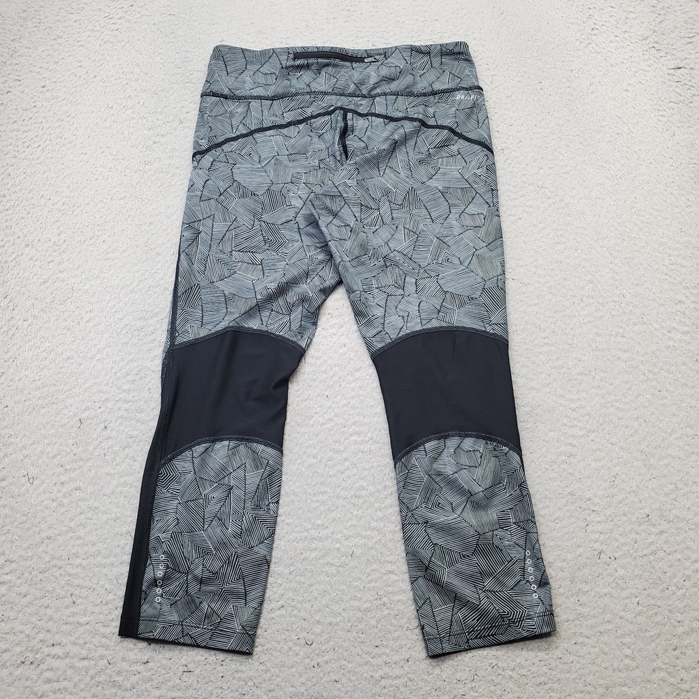 Nike Dri-FIT Capri Leggings Womens Medium Multi Geometric Running Yoga Athletic - Picture 2 of 10
